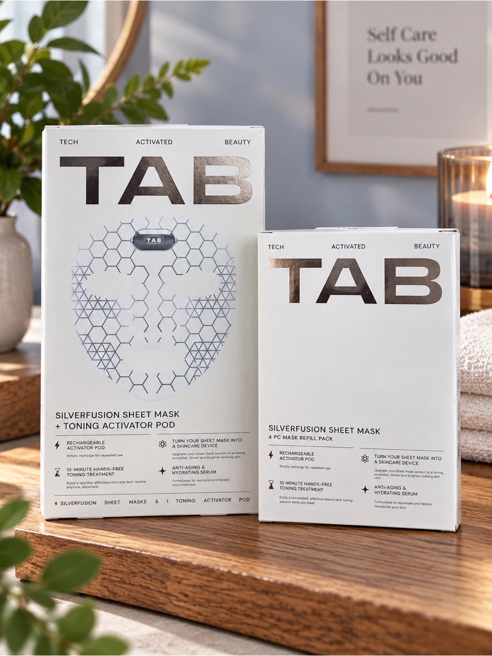 TAB Silverfusion Sheet Mask & Toning Activator Pod Set